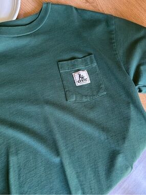 Cotton On Green Short Sleeve Pocket Tee
